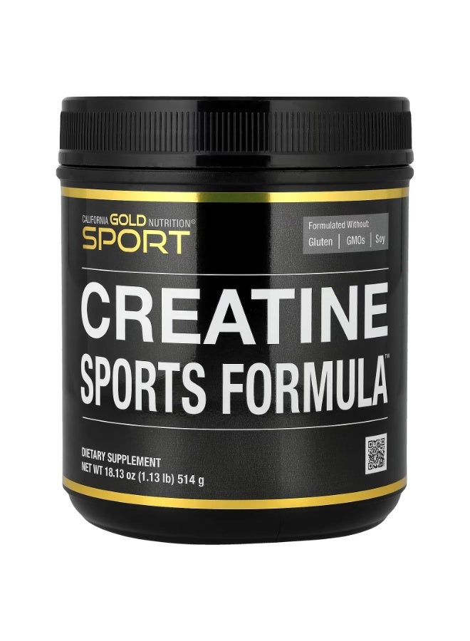 California Gold Nutrition, Sport, Creatine Sports Formula™, with Amino Acid Blend, Beta-Alanine, Beet Juice & Coconut, 1.13 lb (514 g)
